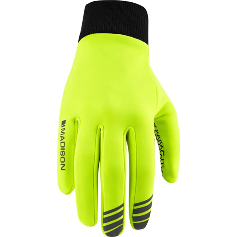 Madison Isoler Roubaix Liner Gloves in Yellow