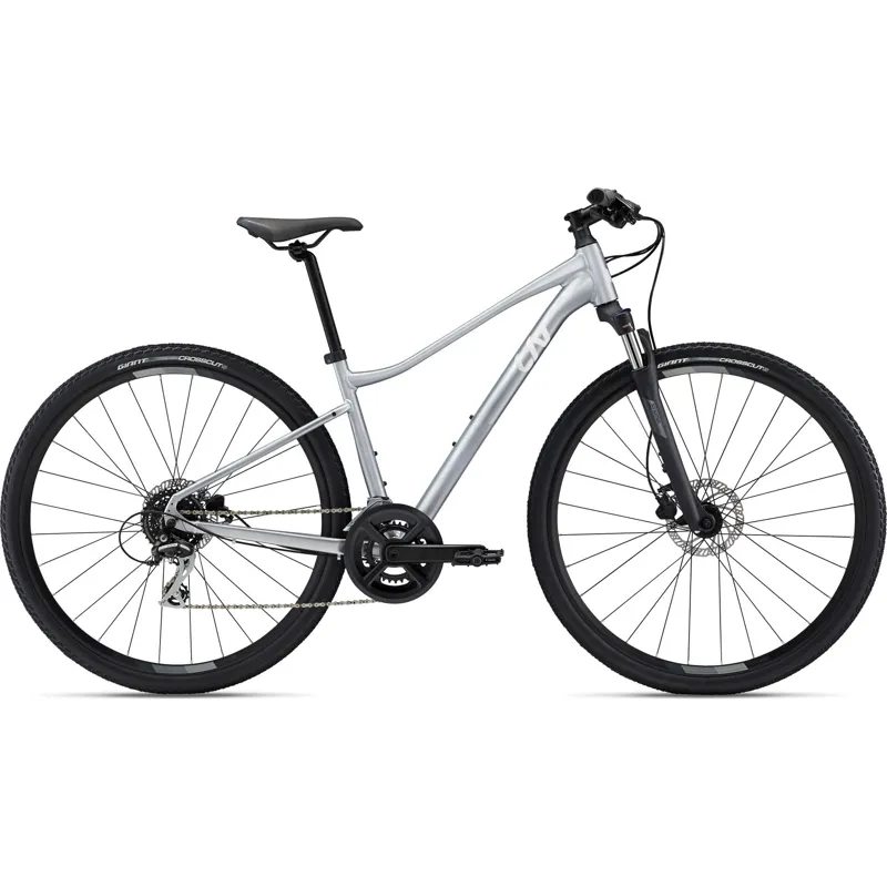 2022 Liv Rove 3 DD Hybrid Bike in Silver