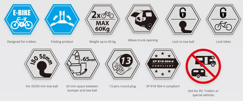 Buzzrack E-scorpion 2 Bike Tow Bar E Bike Rack-2