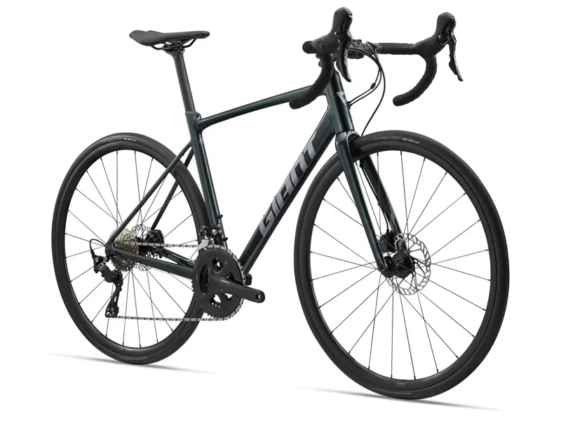 Giant Contend SL 1 Disc Road Bike in Asphalt Green-1