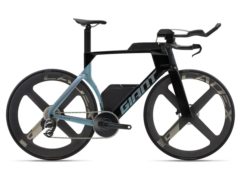 Giant Trinity Advanced SL 0 Road Bike in Gloss Carbon/Prismatic Haze