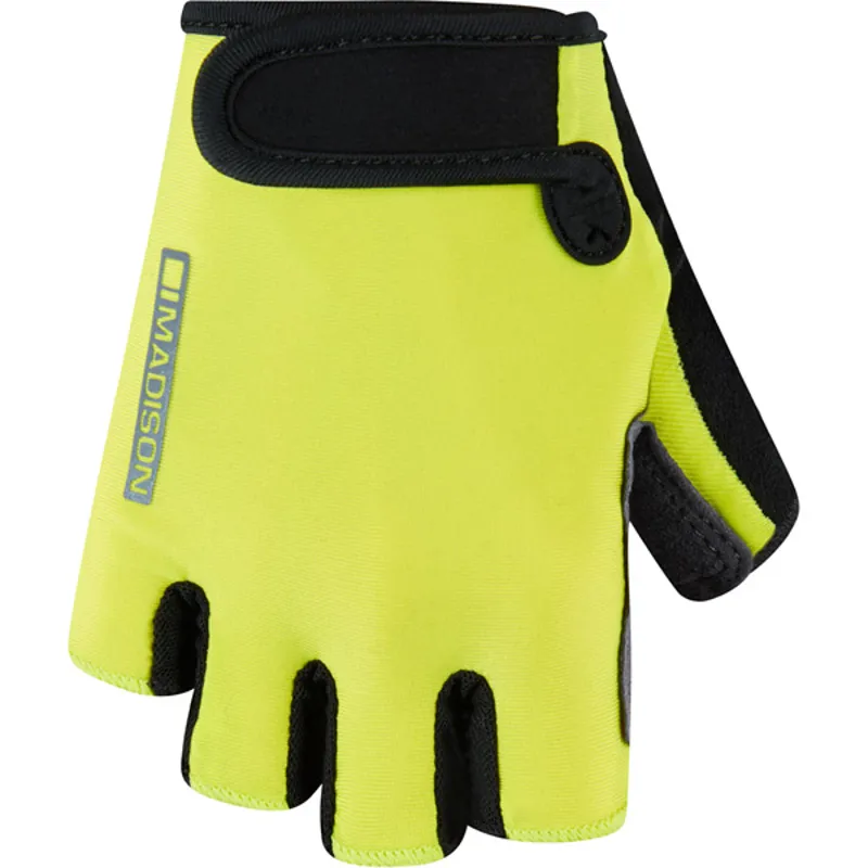 Madison Freewheel Mens Gloves in Yellow