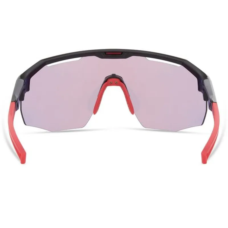 Madison Cipher Pink Rose Mirror Lens Sunglasses in Black-2