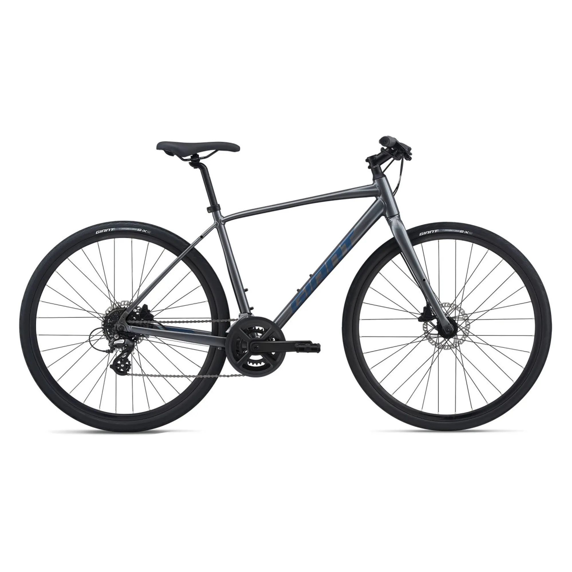 Giant Escape Disc Hybrid Bike in Silver - Main Image