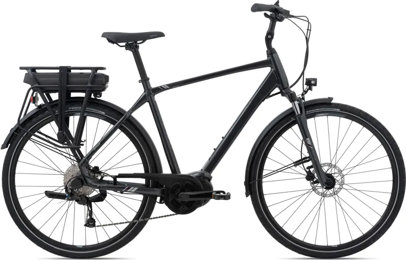 Giant Entour E+ 2 GTS Electric Bike in Gunmetal Black