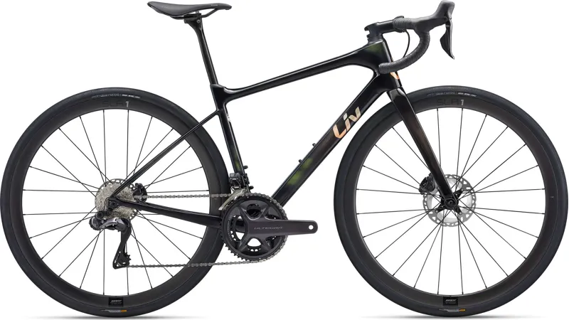 Liv Avail Advanced Pro 1 Carbon Road Bike in Gloss Carbon Smoke