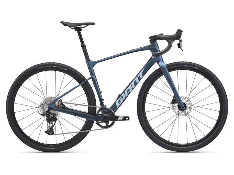 Giant Revolt Advanced 1 Gravel Bike In Gloss Ocean Twilight