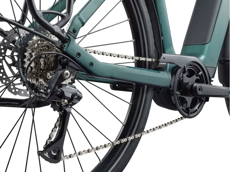 Giant NewTour E+ 3 DD 25km/H Electric Bike in Kelp/Forest-1