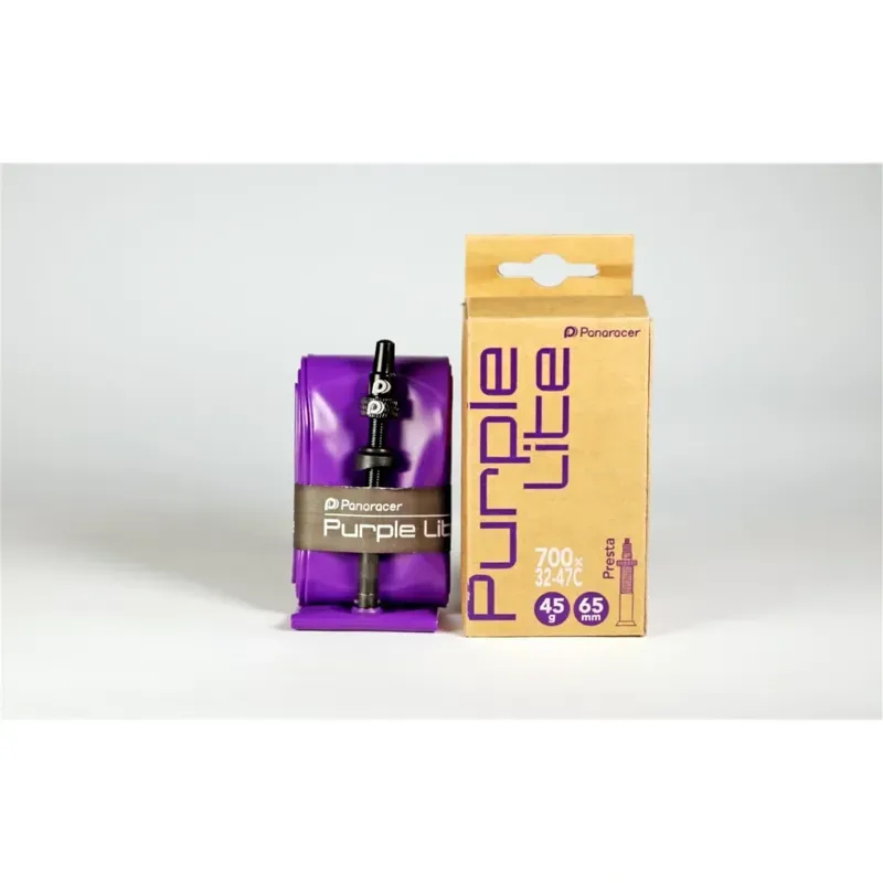Panaracer Lite 700x32c-47c TPU Gravel Inner Tube in Purple