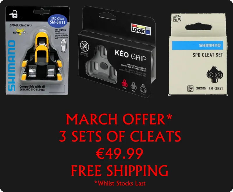 3 Pack Cleat Special Offer