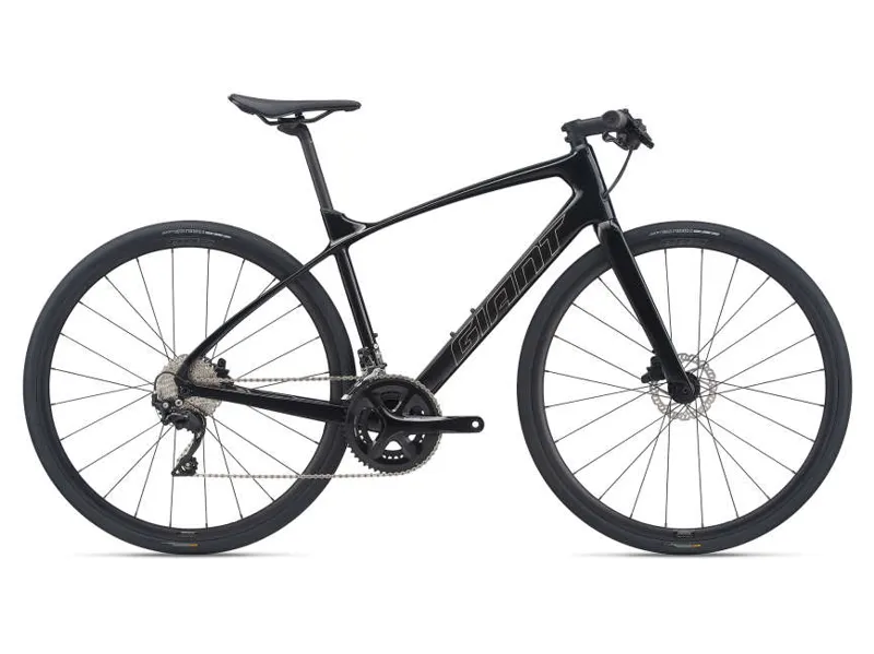 2021 Giant FastRoad Advanced 1 Hybrid Bike in Black