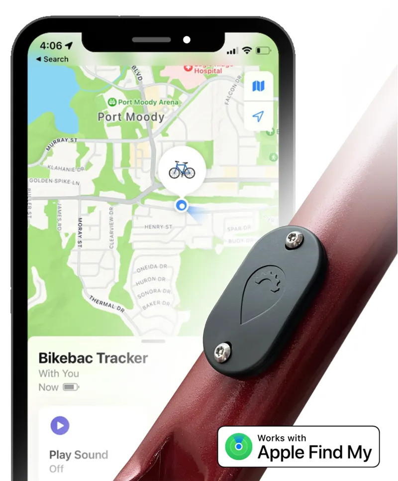 Bikebac Bike Tracker in Black-1